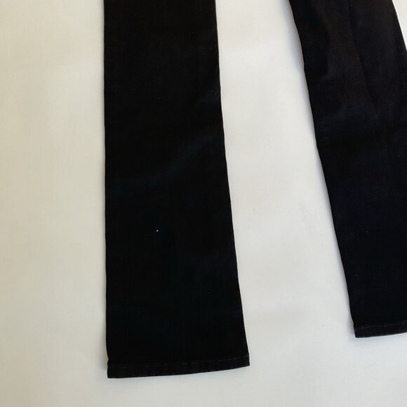 Guess Women’s Mid Rise Boot Cut Jeans In Black Denim Size 23 - Picture 9 of 12